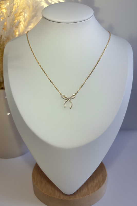 Amelie Bow Necklace